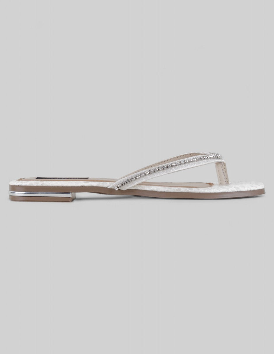Sandalias de piso Soft en Sintético – Blanco