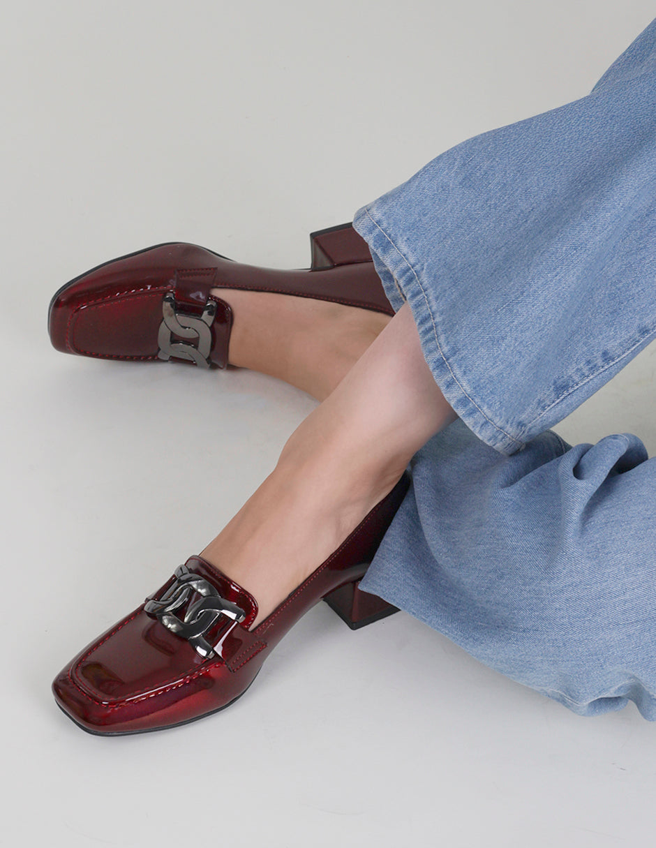 Zapatillas Ferm en Charol – Rojo