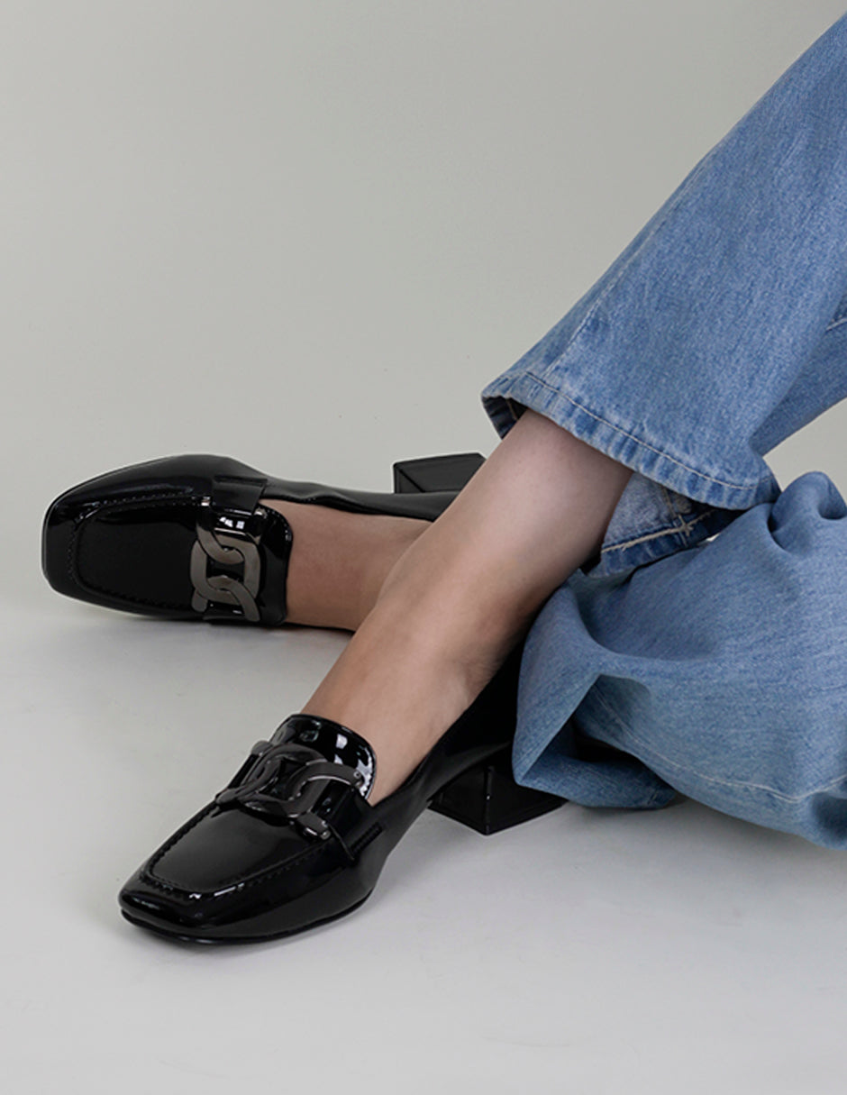 Zapatillas Ferm en Charol – Negro