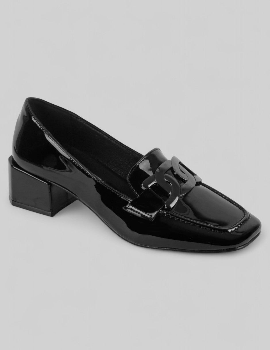 Zapatillas Exterior Charol Color Negro Para Mujer De RBCOLLECTION