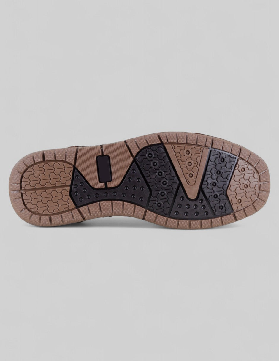 Zapato de confort Hand made en Piel – Café