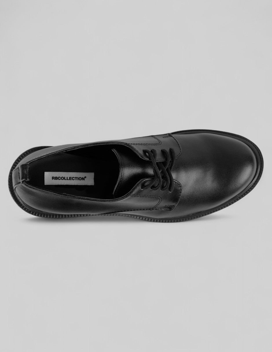 Botín con tacón Ferm en Piel vegana – Negro