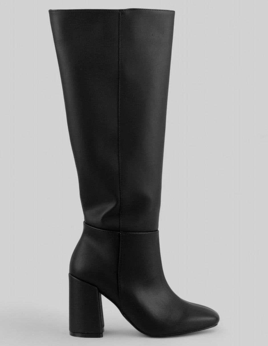Botas altas Hella en Piel vegana – Negro