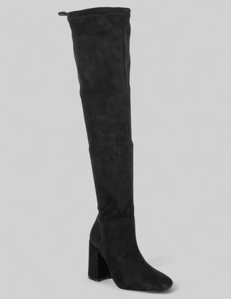 Botas altas Exterior Gamuza Color Negro Para Mujer De RBCOLLECTION