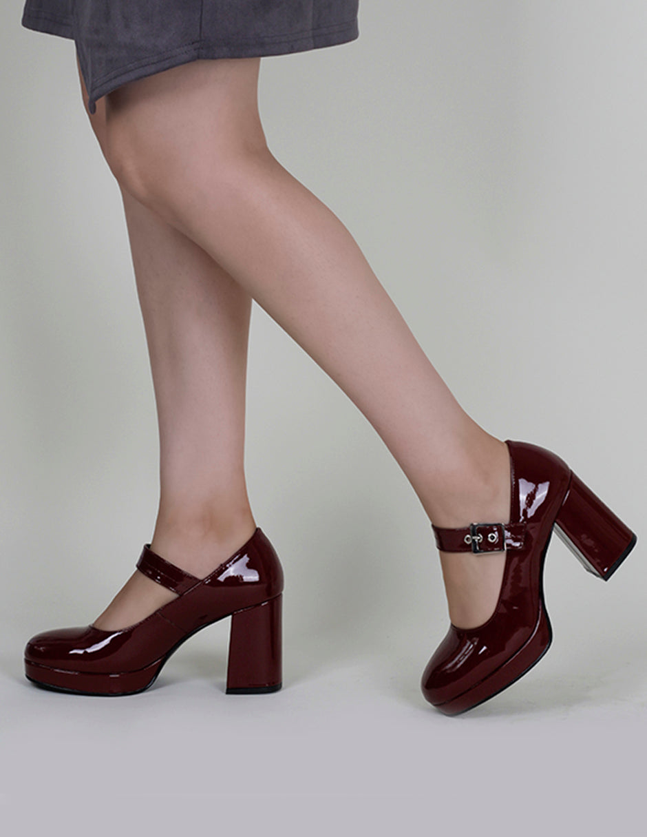 Zapatillas Ferm en Charol – Rojo