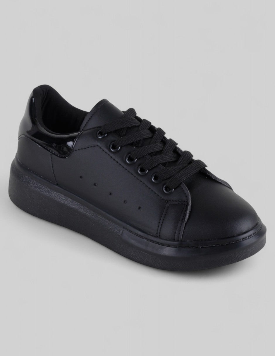 Tenis con cordones Exterior Sintético Color Negro Para Mujer De RBBASICS