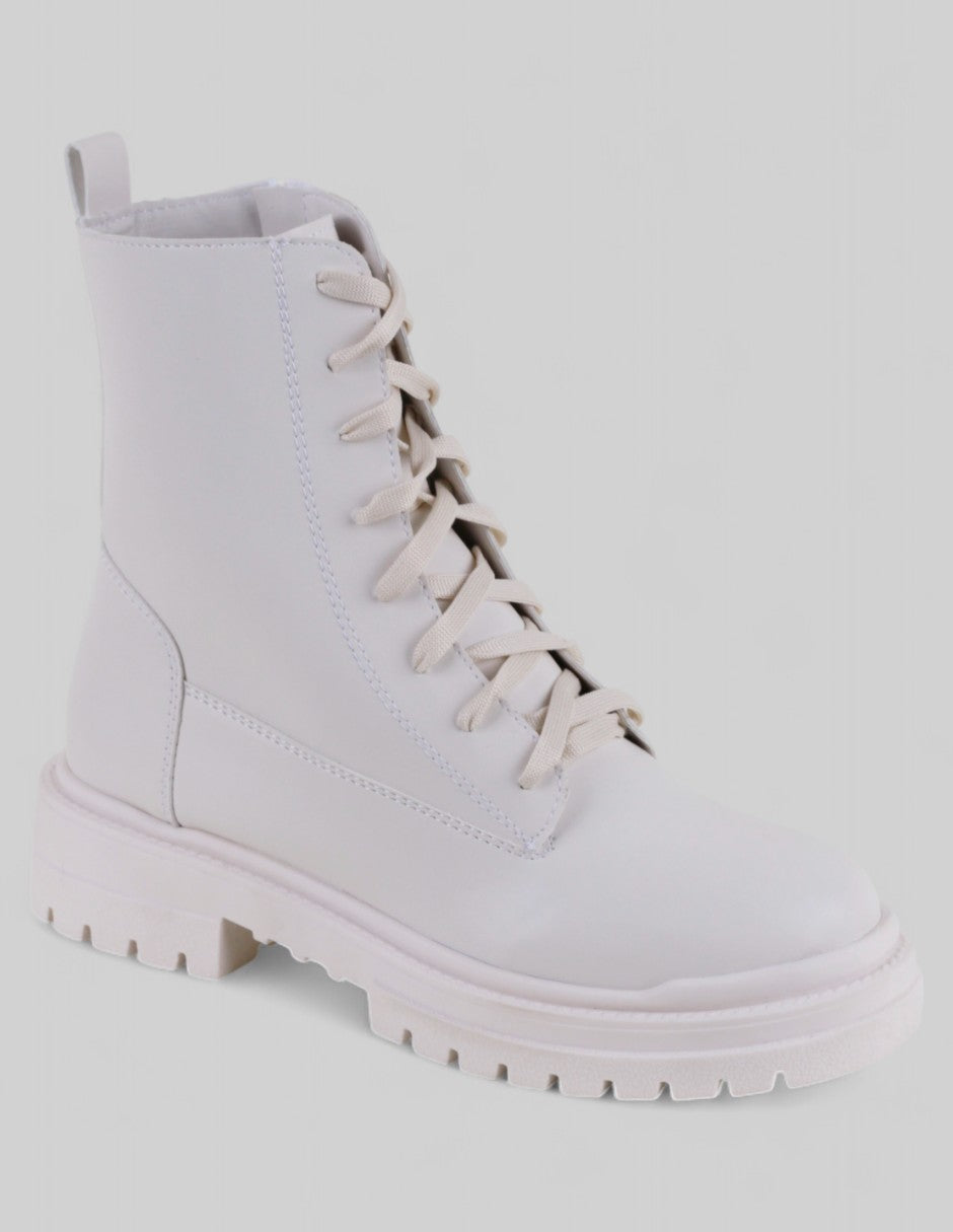 Botas casuales Exterior Piel vegana Color Blanco Para Mujer De RBCOLLECTION