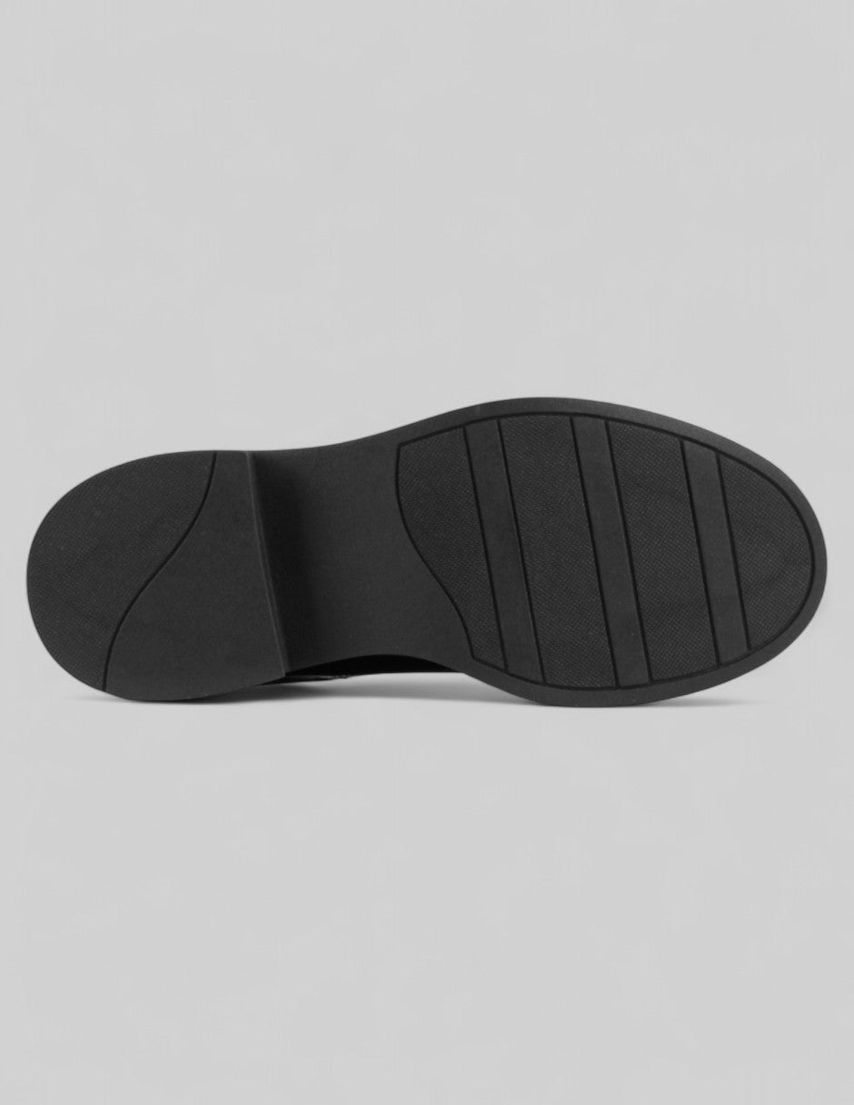 Botas casuales Bike en Piel vegana – Negro