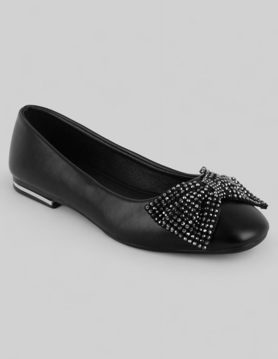 Flats clásicas Classy en Piel vegana – Negro