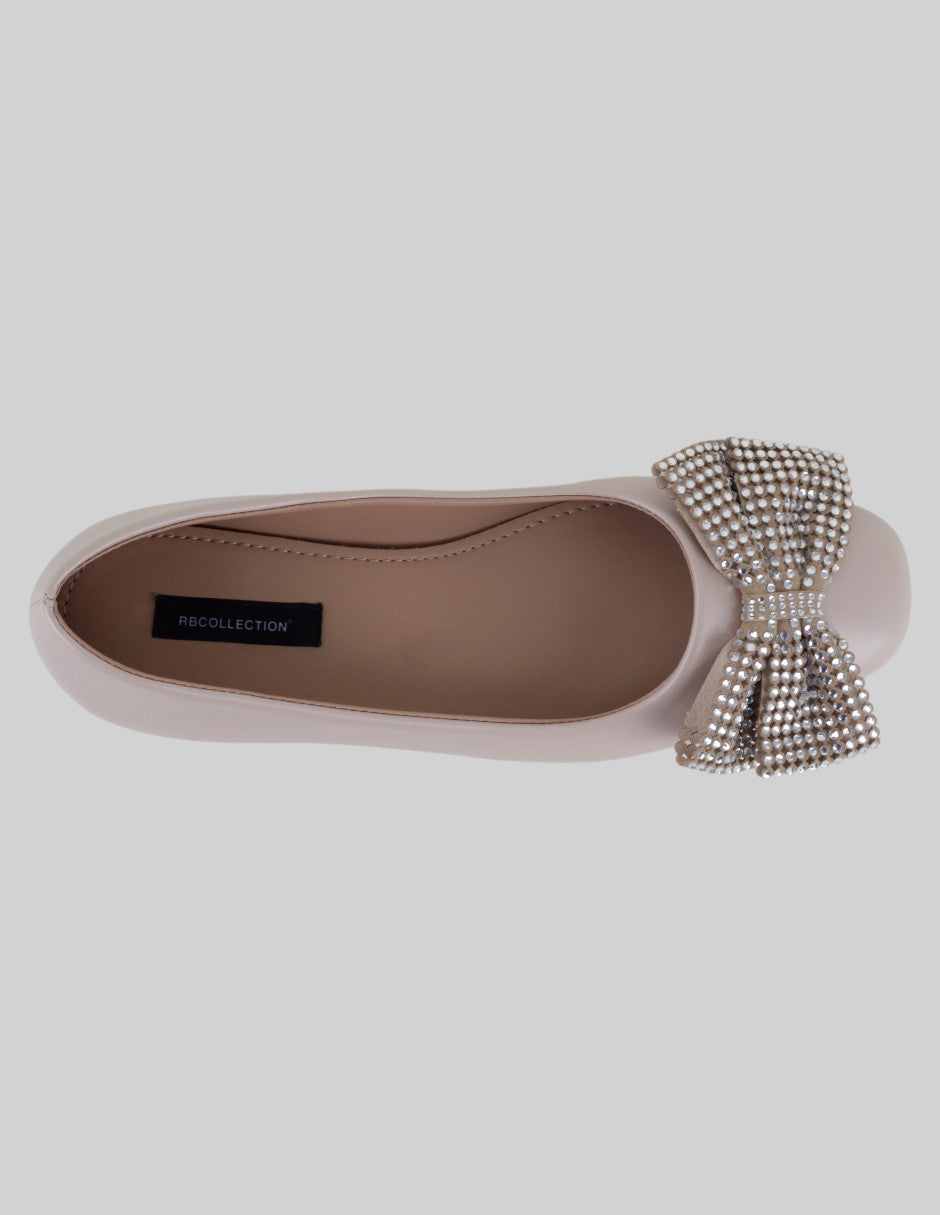 Flats clásicas Classy en Piel vegana – Beige