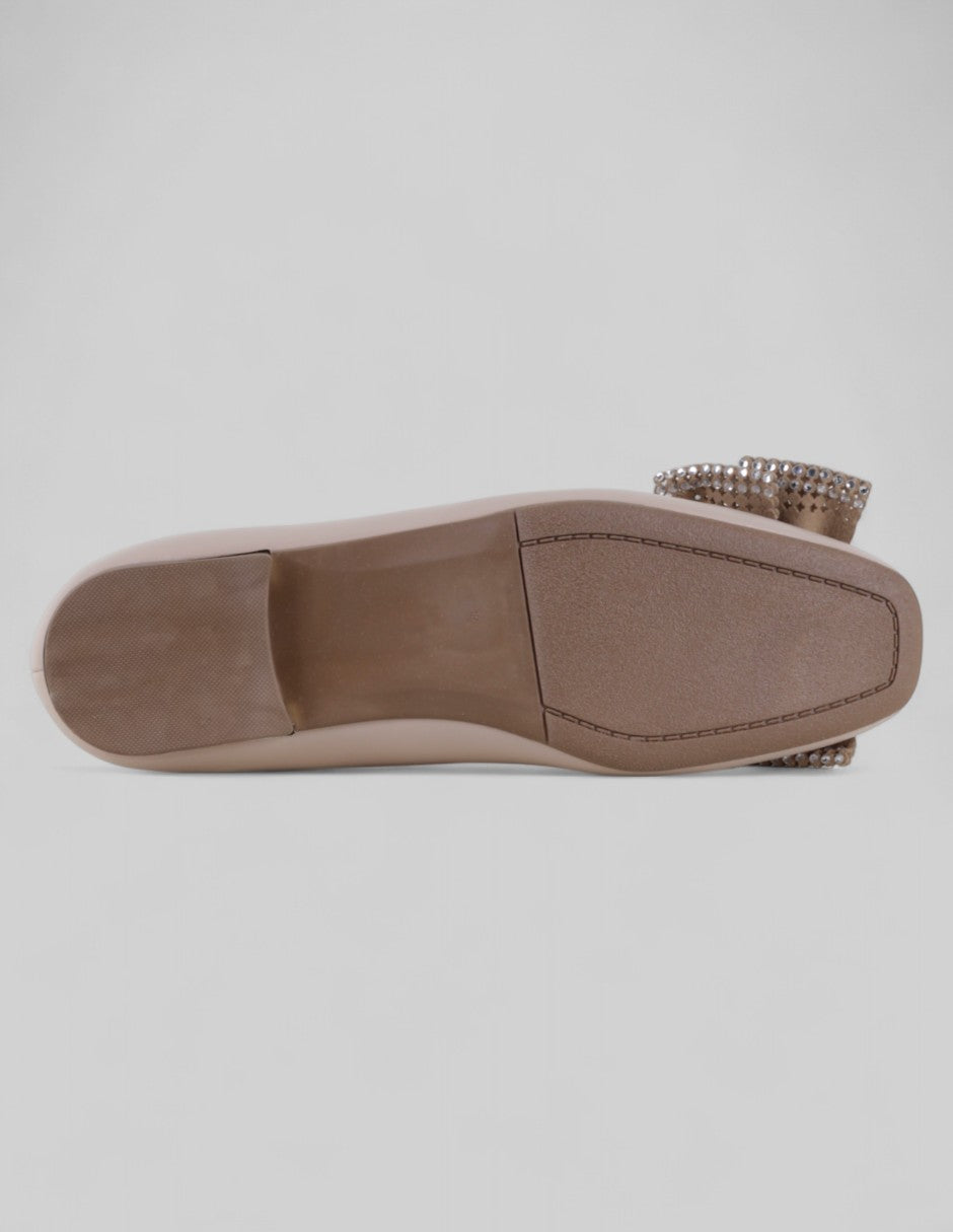 Flats clásicas Classy en Piel vegana – Beige