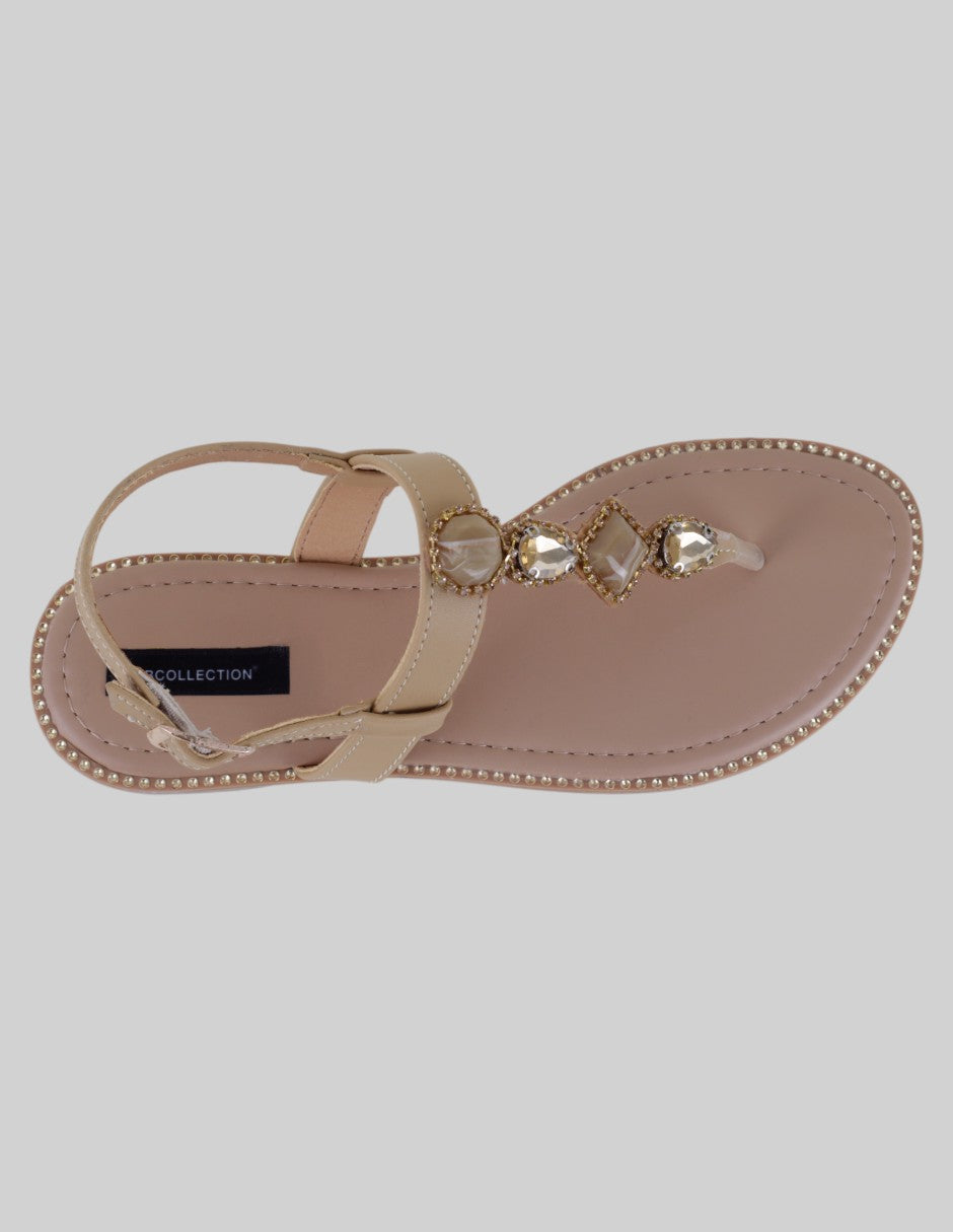 Sandalias de piso Ave en Sintético – Beige