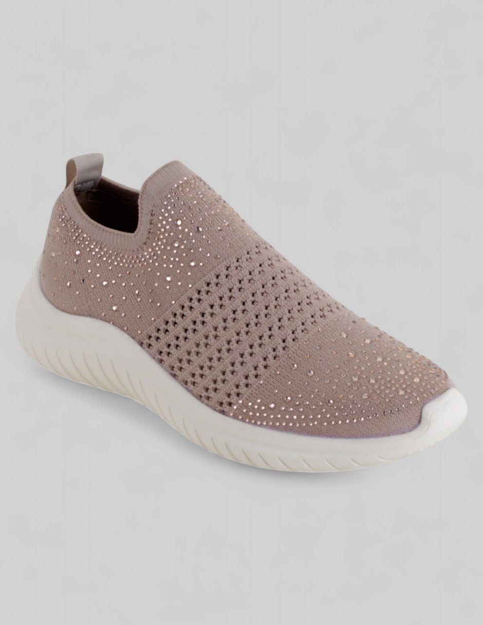 Tenis sin cordones  Comfort en Textil – Beige
