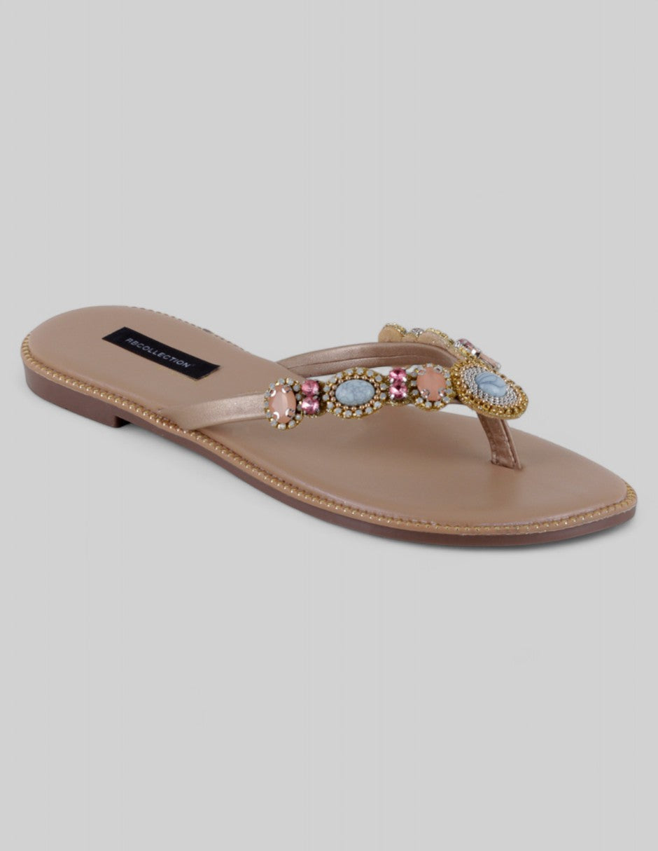 Sandalias de piso Ave en Sintético – Dorado