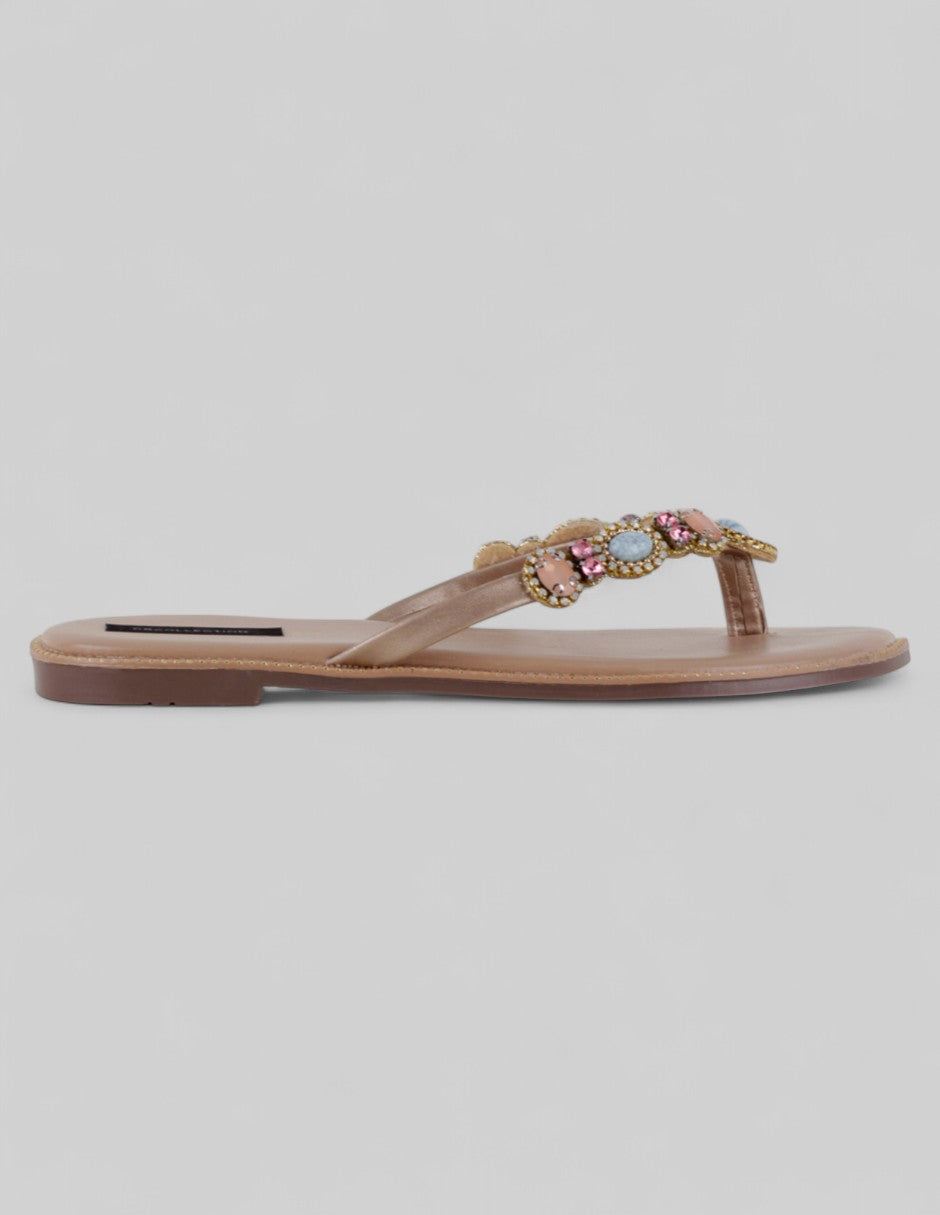 Sandalias de piso Ave en Sintético – Dorado