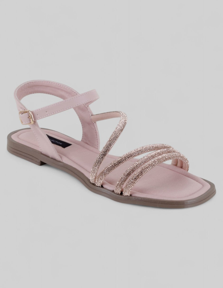 Sandalias de piso Soft en Sintético – Rosa