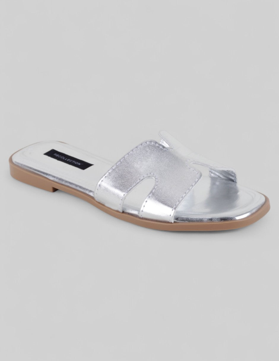 Sandalias de piso Soft en Sintético – Plata