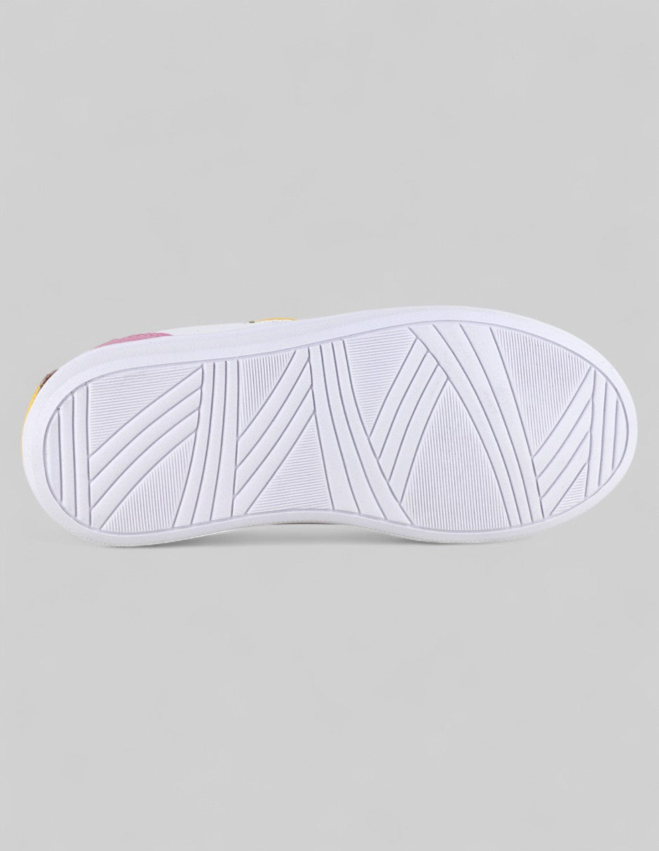 Tenis Kids  en Piel vegana – Blanco