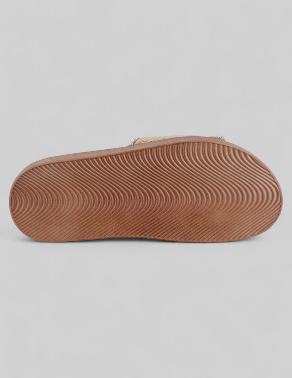 Sandalias con plataforma Steps en Textil – Beige