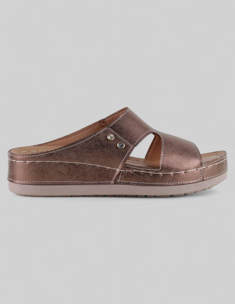 Sandalias con plataforma Steps en Sintético – Café