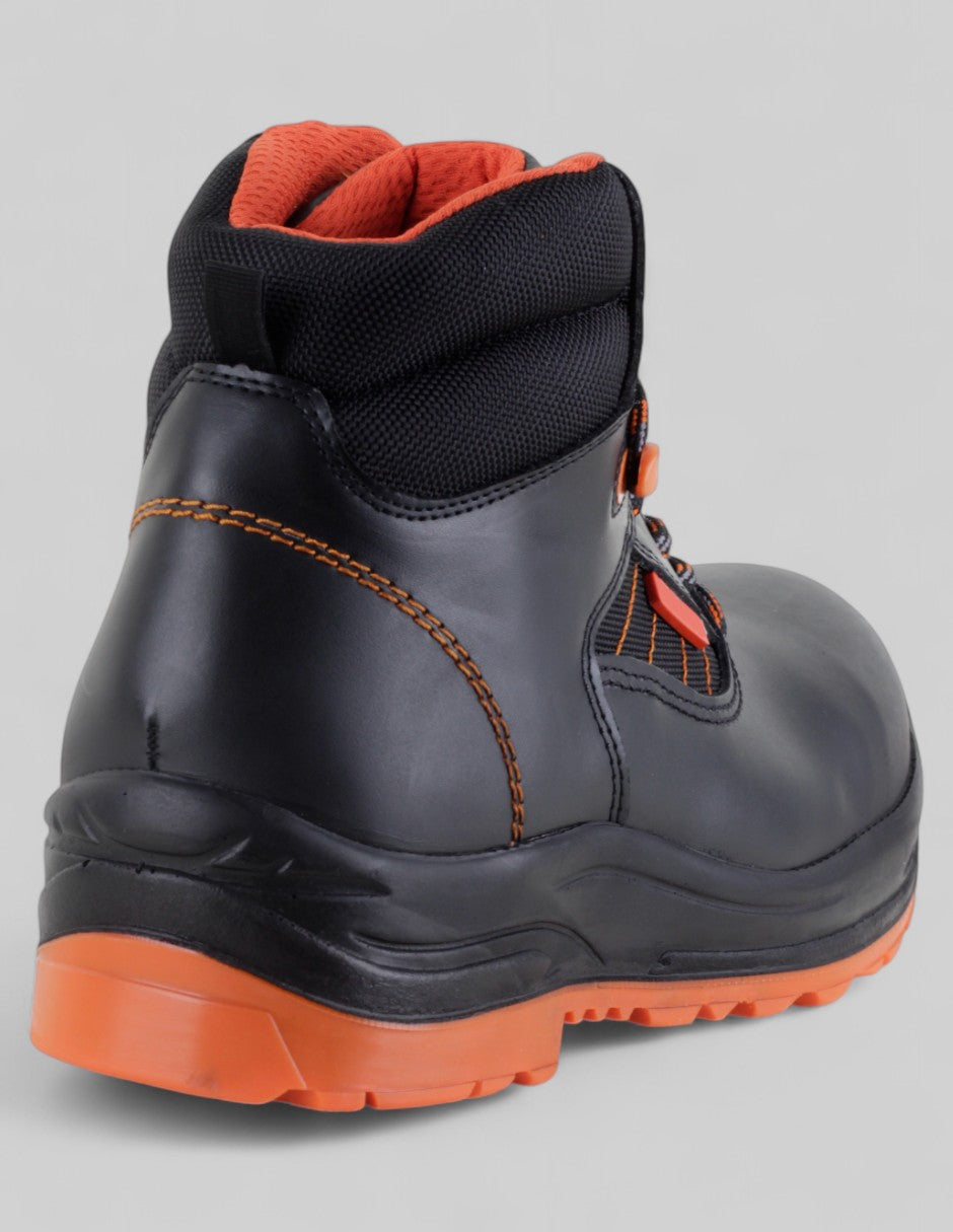 Botas industriales Work en Piel – Negro