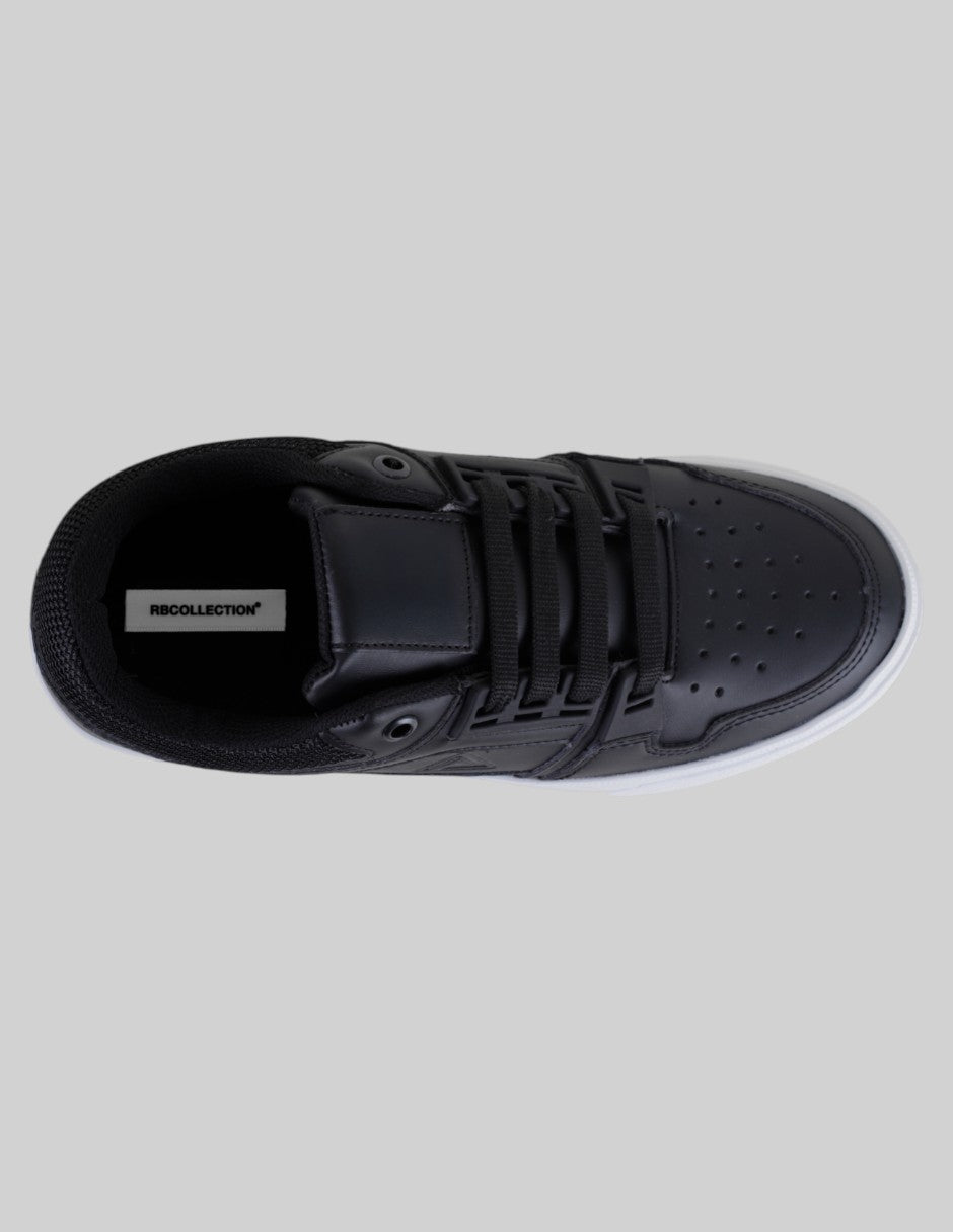 Tenis con cordones  High Line en Sintético – Negro