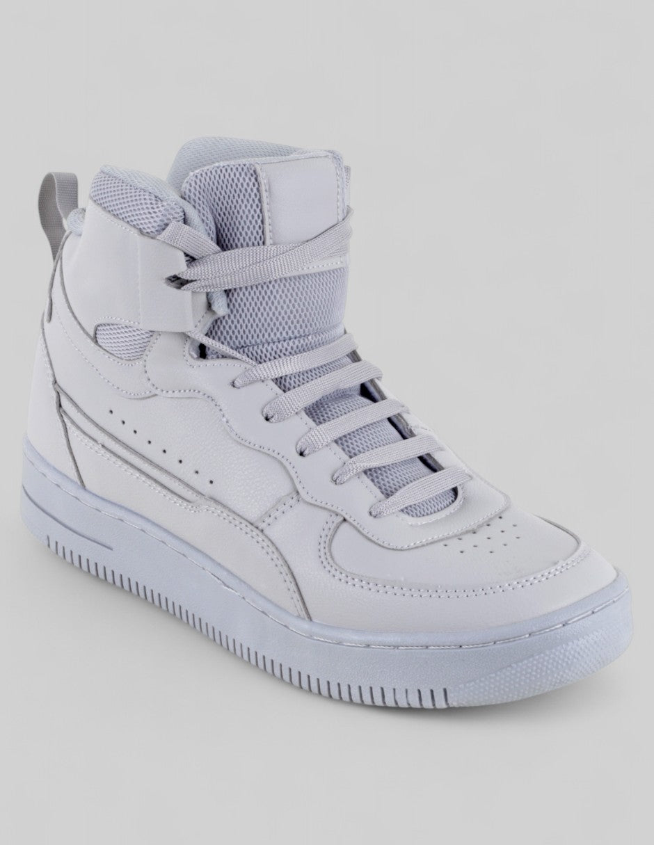 Tenis botín Exterior Piel vegana Color Gris Para Hombre De RBCOLLECTION