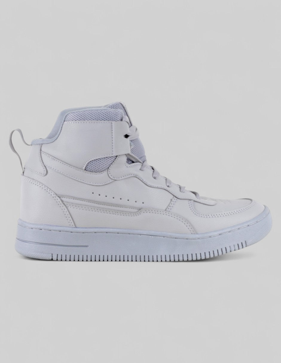 Tenis botín Highline en Piel vegana – Gris
