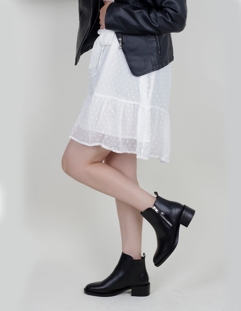 Botas casuales Terra en Piel vegana – Negro