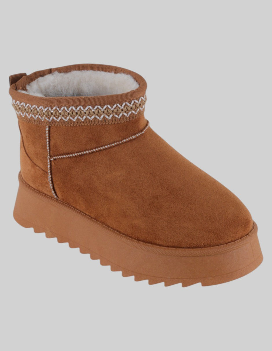 Botas casuales Exterior Gamuza Color Café Para Mujer De RBBASICS