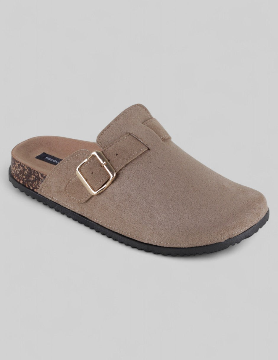 Alpargatas Exterior Gamuza Color Beige Para Mujer De RBCOLLECTION