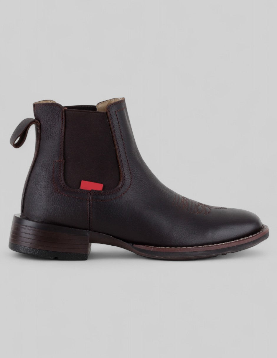 Botas casuales Cowboy en Piel – Café