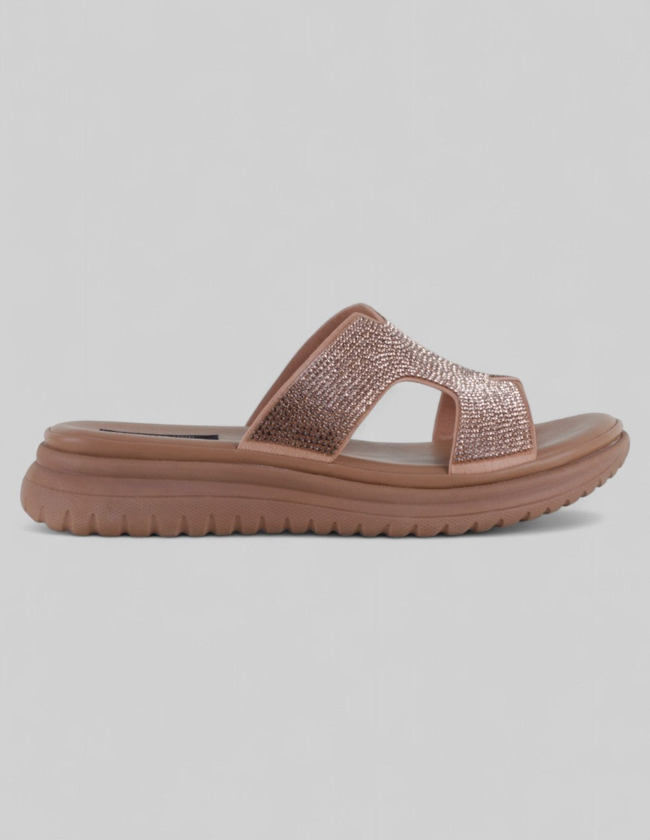 Sandalias de piso Steps en Sintético – Café