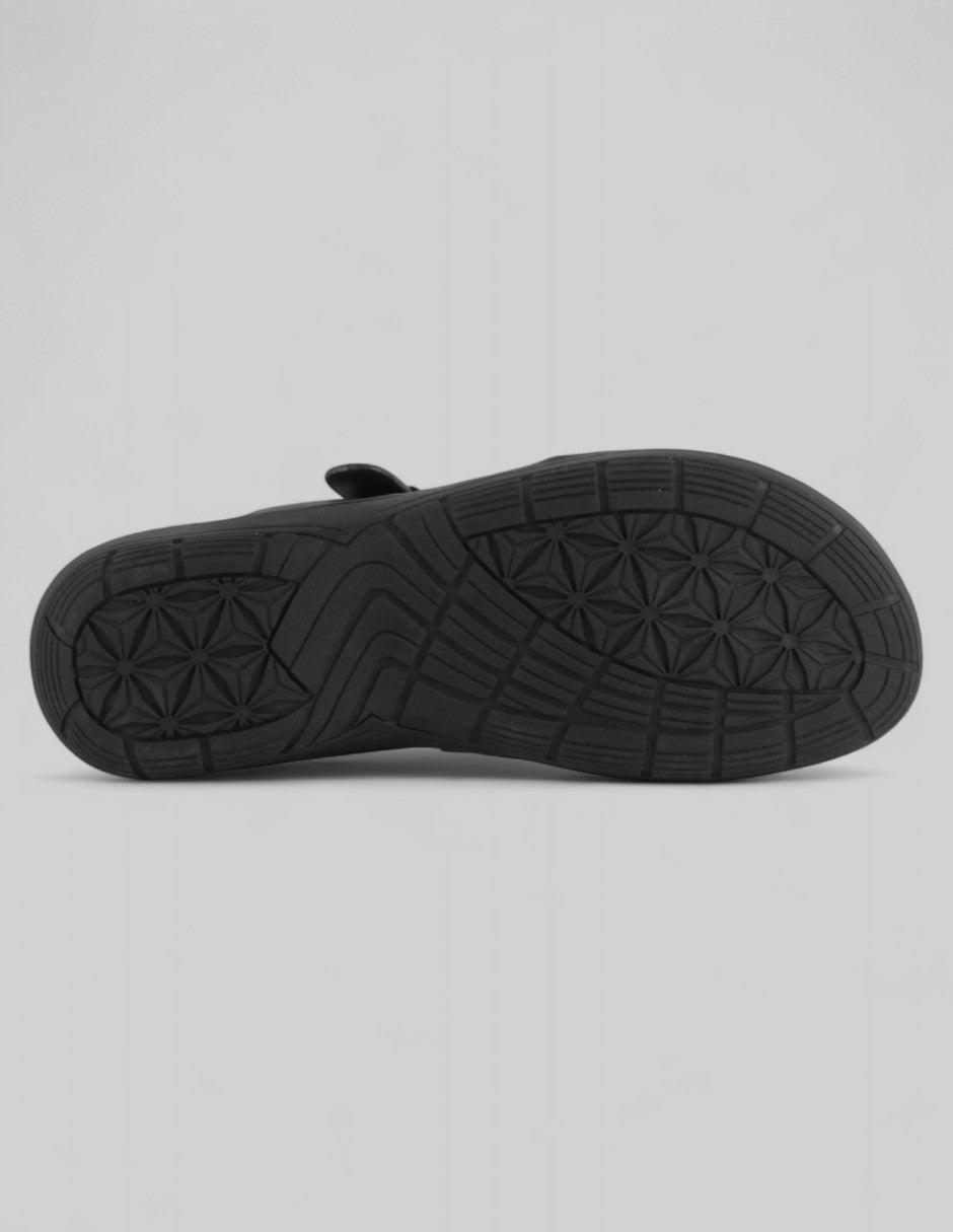 Sandalias de piso Steps en Piel vegana – Negro