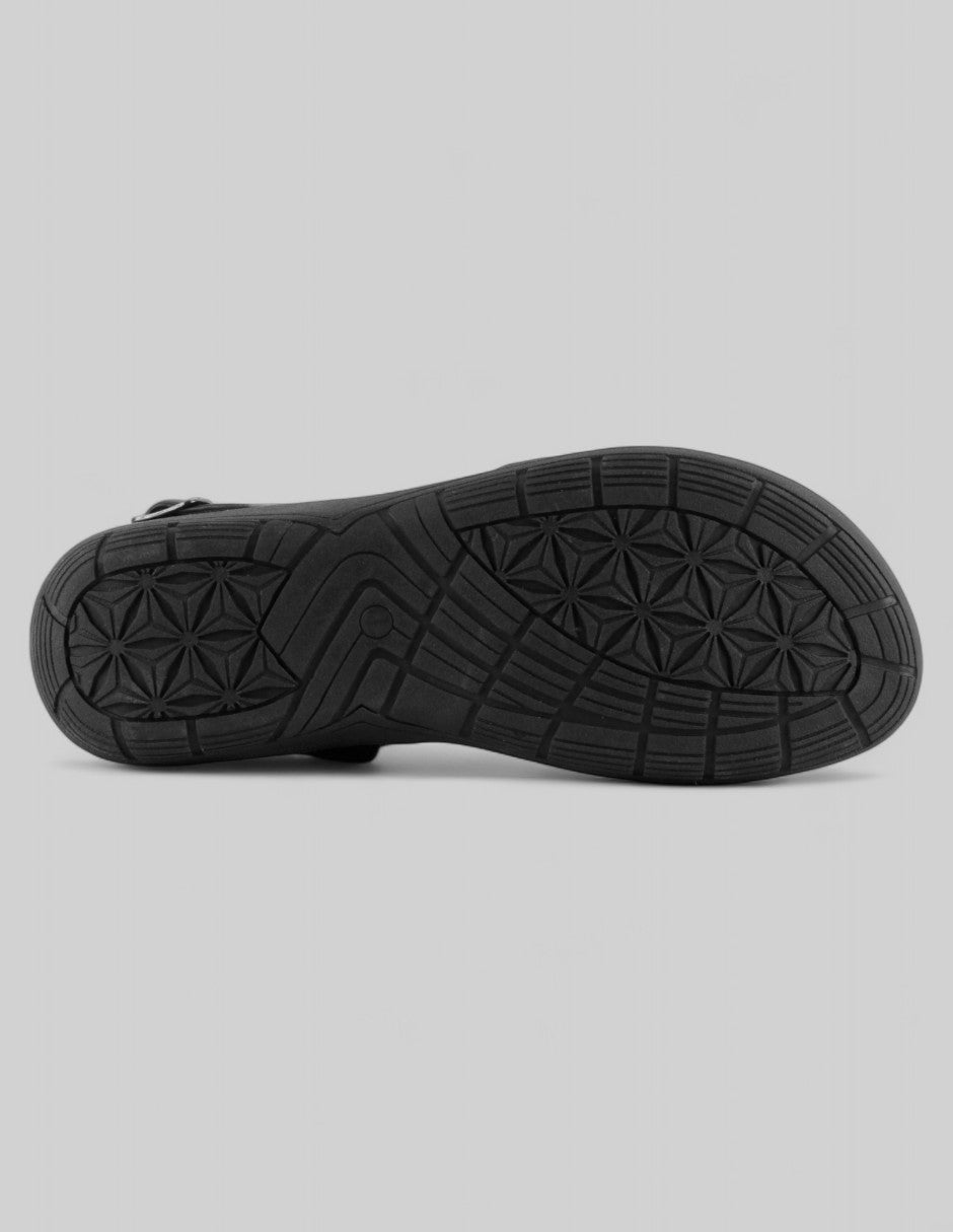 Sandalias de piso Steps en Piel vegana – Negro