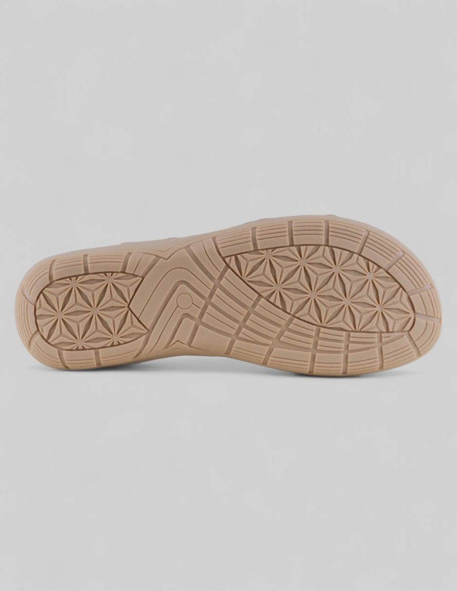 Sandalias de piso Steps en Piel vegana – Dorado