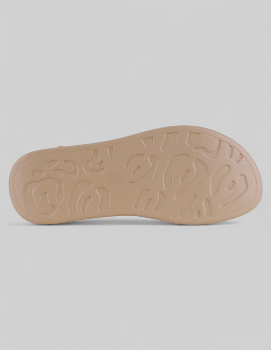 Sandalias con plataforma Steps en Piel vegana – Beige