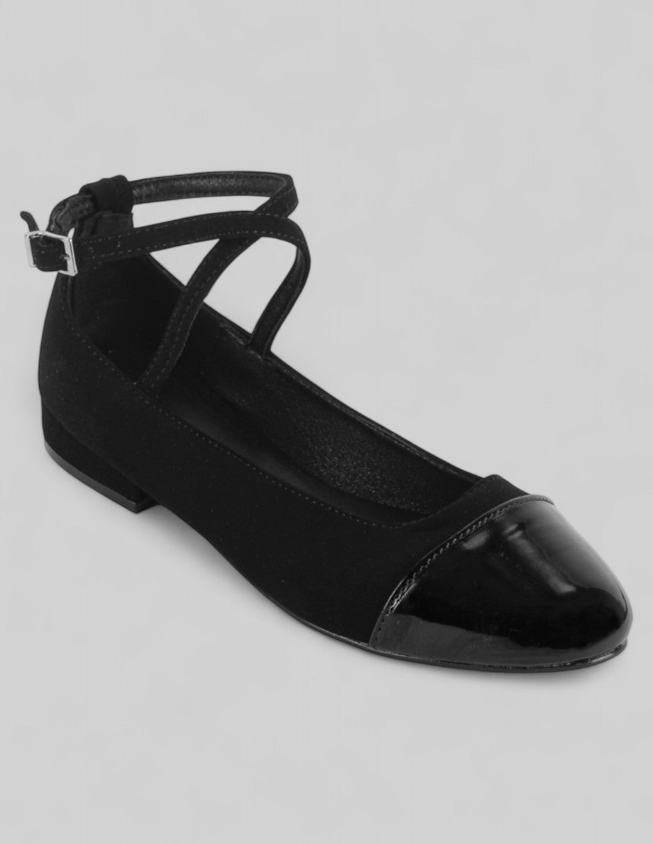 Flats clásicas Exterior Gamuza sintética Color Negro Para Mujer De RBCOLLECTION