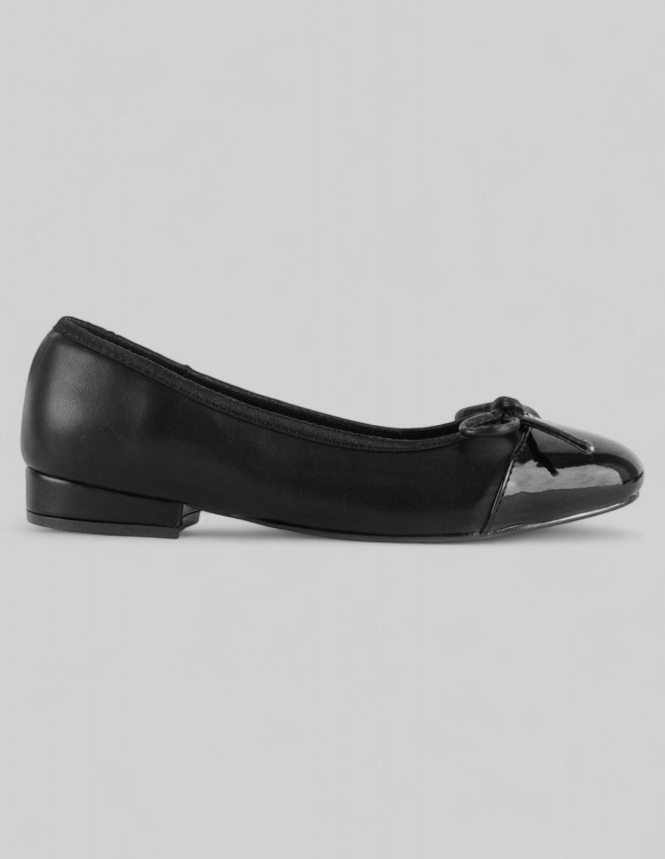 Flats clásicas Classy en Piel vegana – Negro