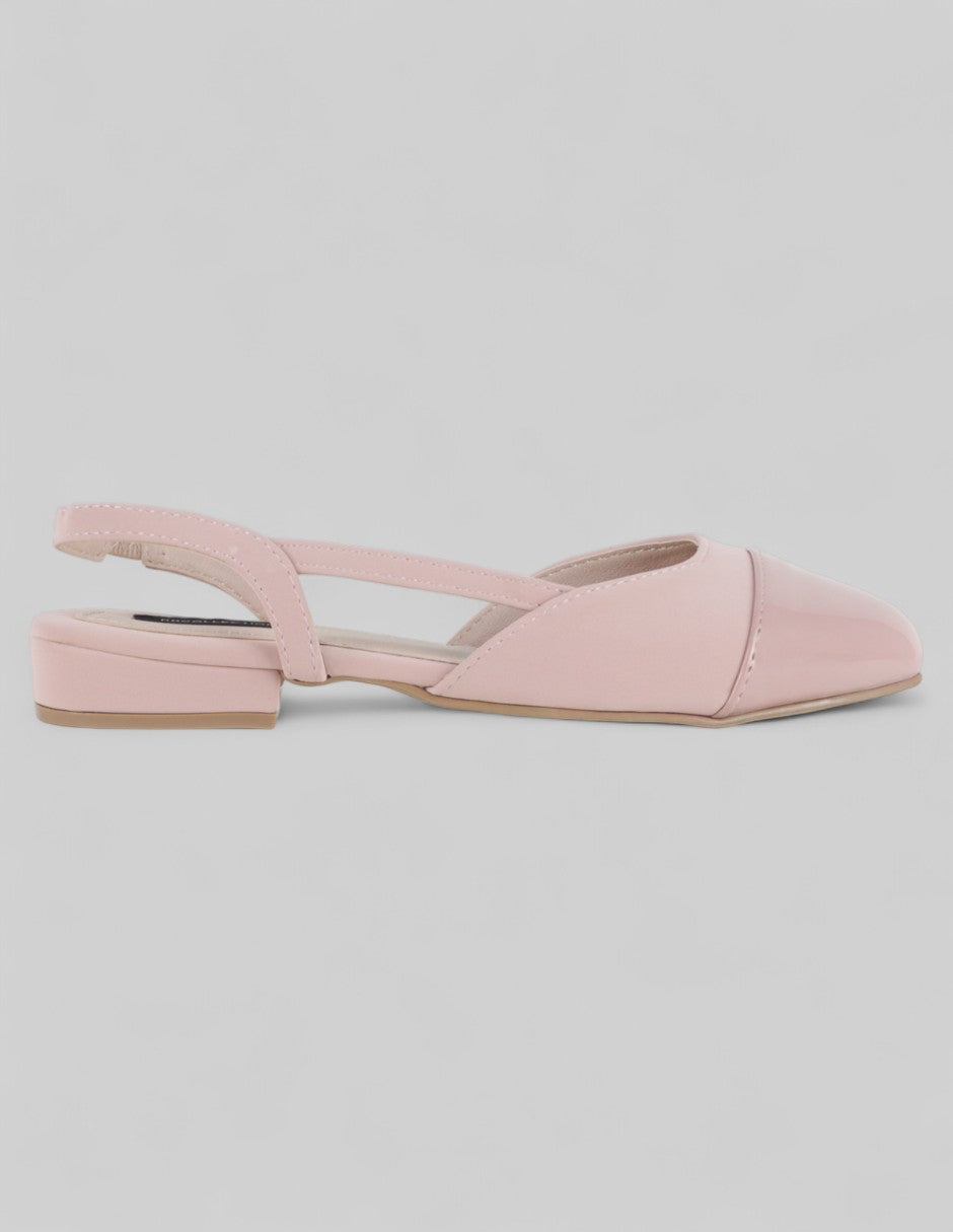 Flats clásicas Classy en Gamuza sintética – Rosa
