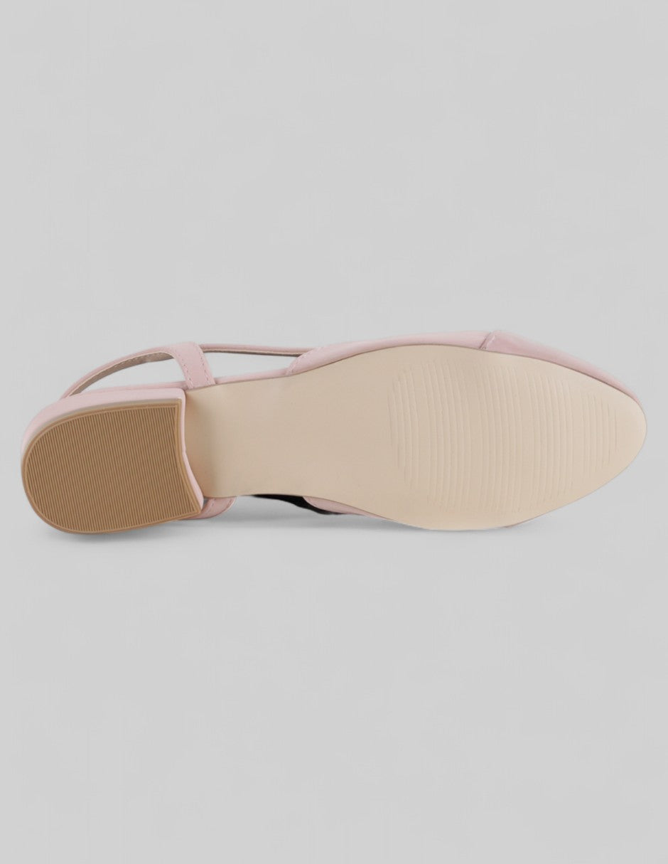 Flats clásicas Classy en Gamuza sintética – Rosa