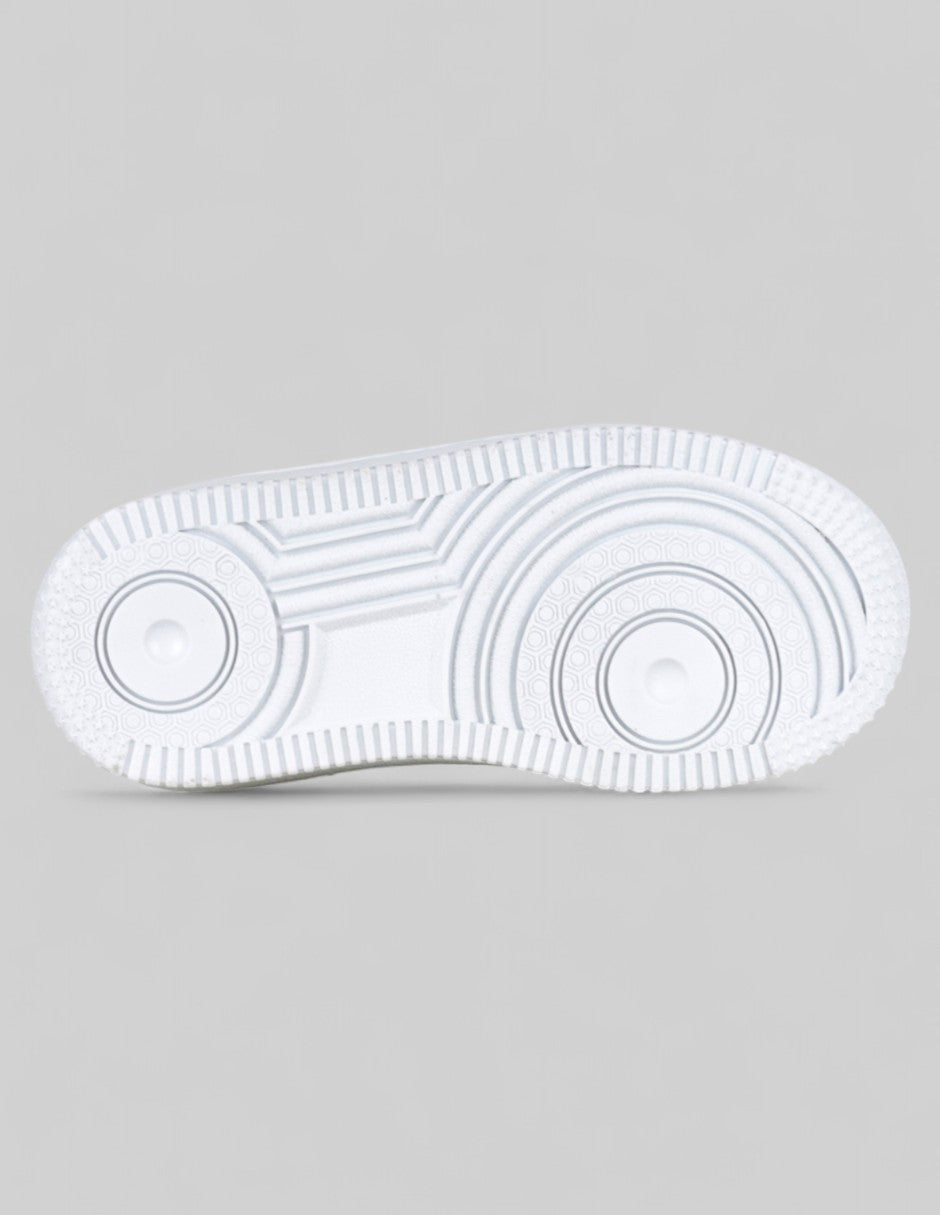 Tenis Kids  en Piel vegana – Blanco