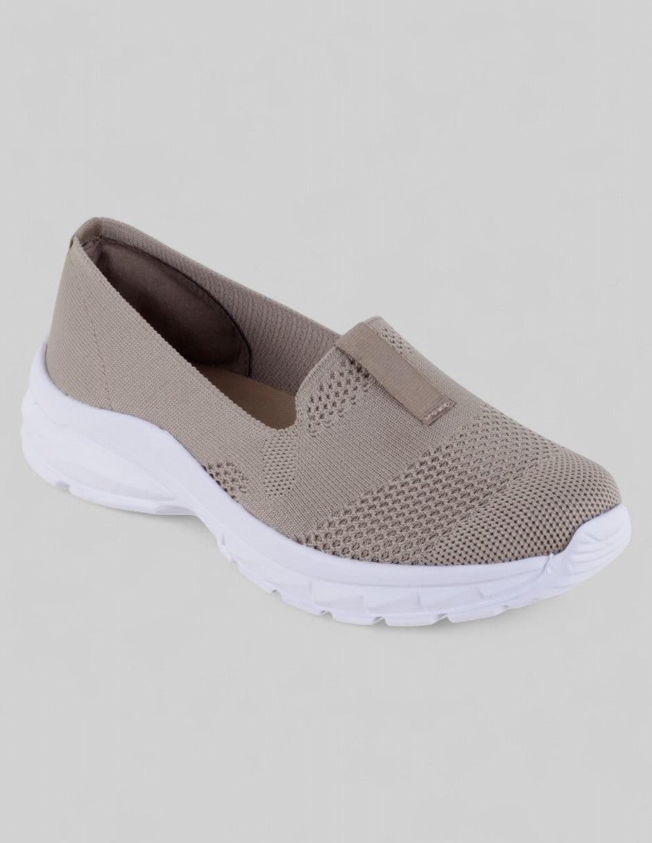Tenis sin cordones  Comfort en Textil – Beige