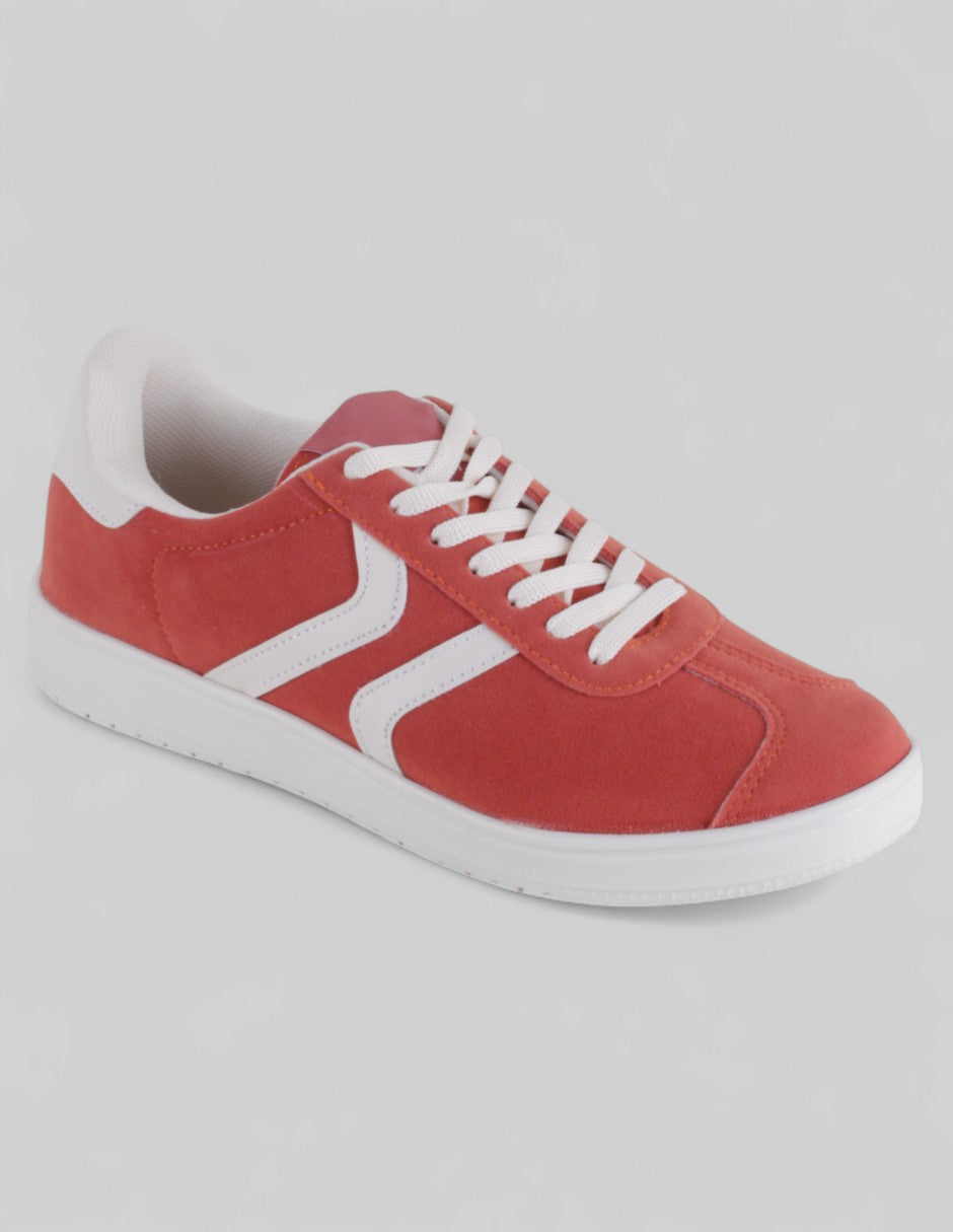 Tenis con cordones Exterior Textil Color Naranja Para Mujer De RBCOLLECTION