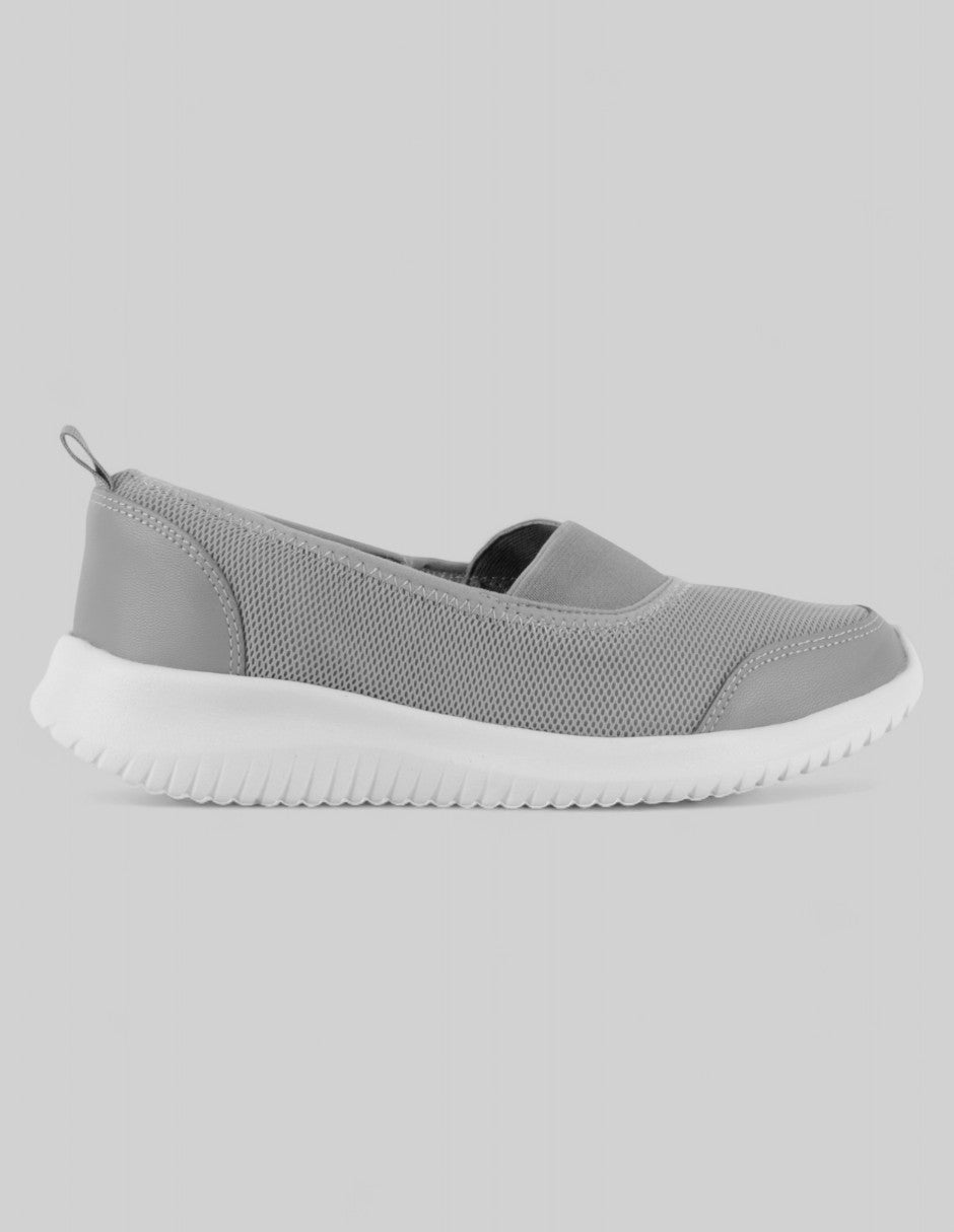 Tenis sin cordones  Highline en Textil – Gris