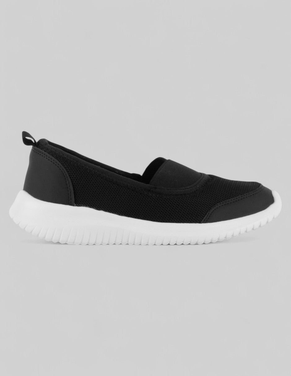 Tenis sin cordones  Highline en Textil – Negro