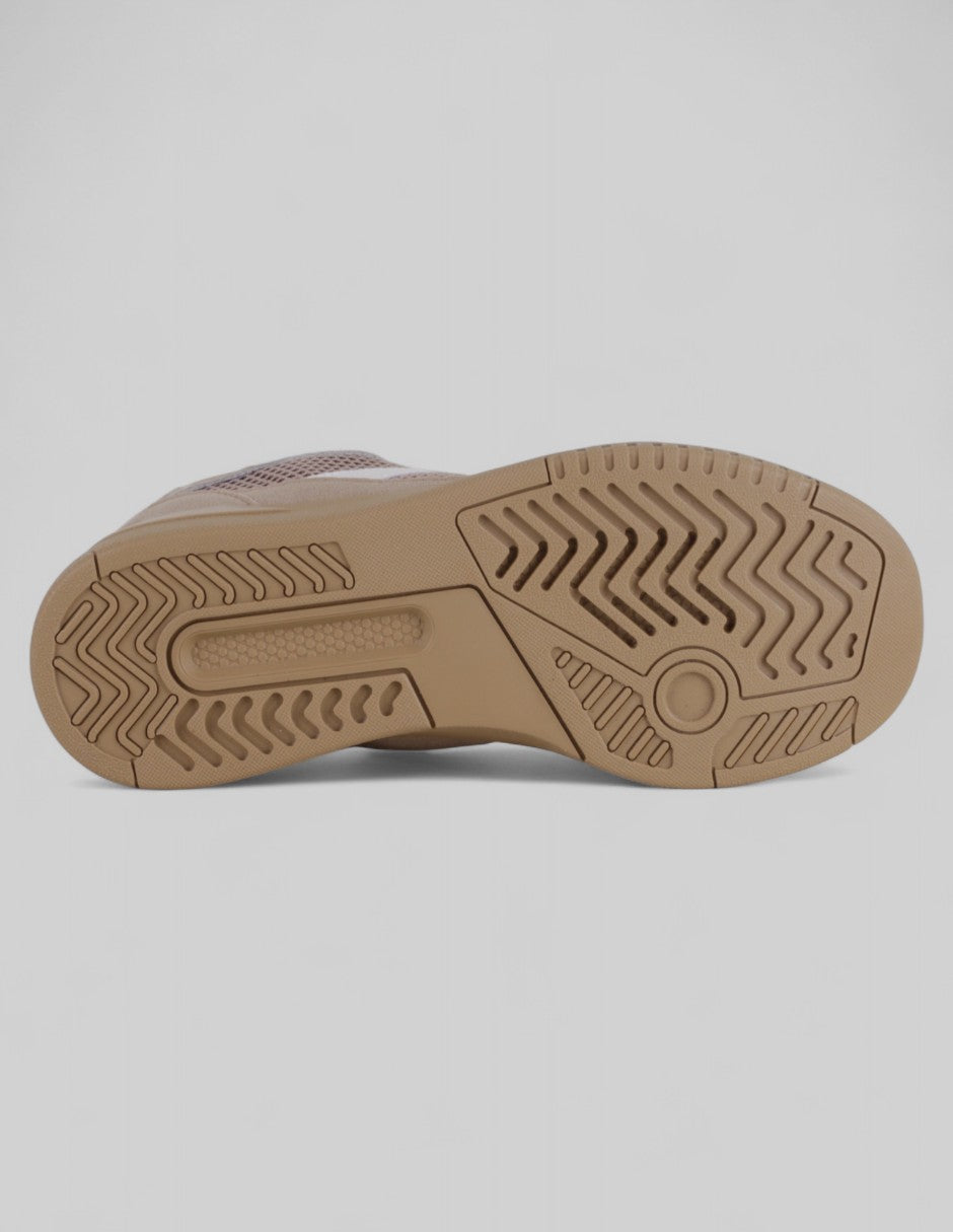 Tenis con cordones  High Line en Textil – Café