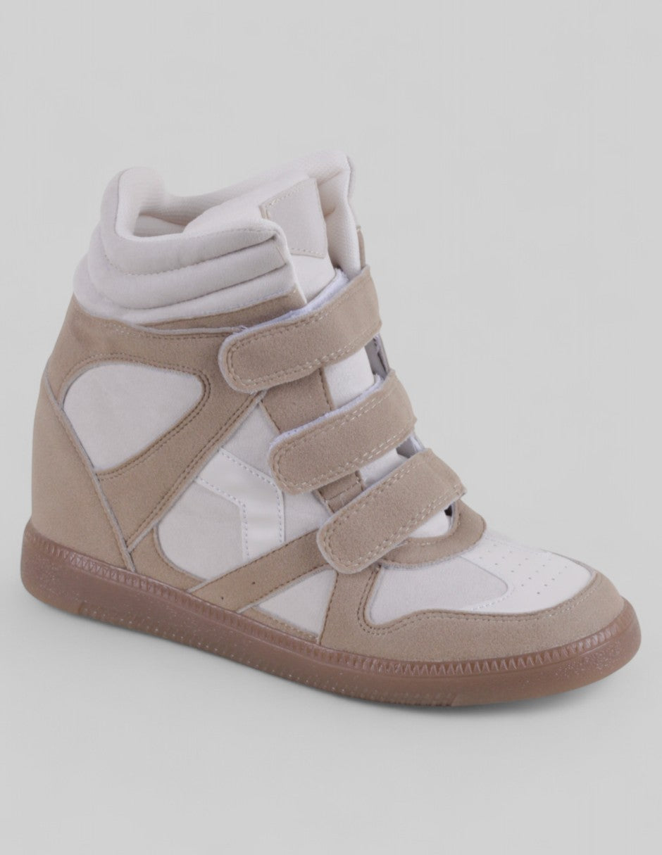 Tenis botín Exterior Gamuza sintética Color Café Para Mujer De RBCOLLECTION