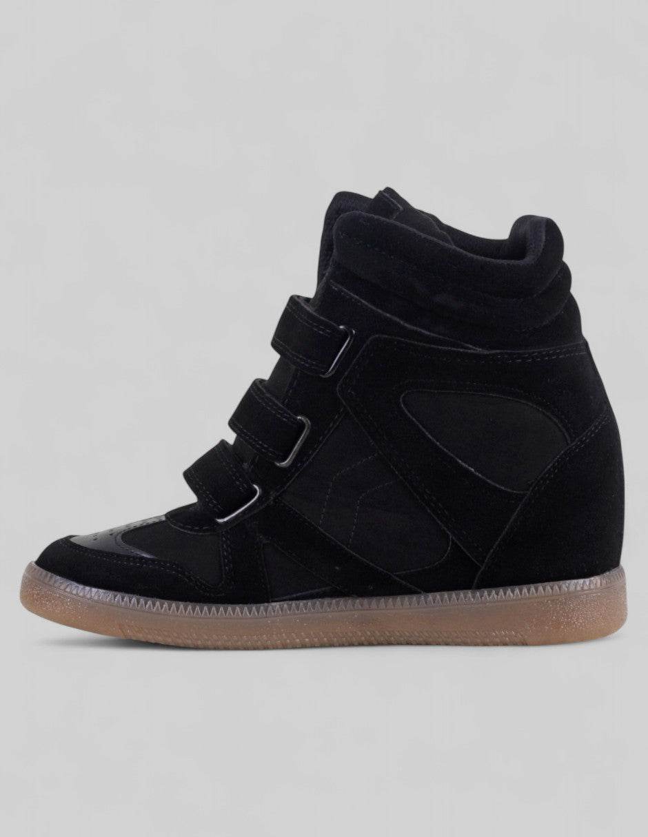 Tenis botín  Highline en Gamuza sintética – Negro