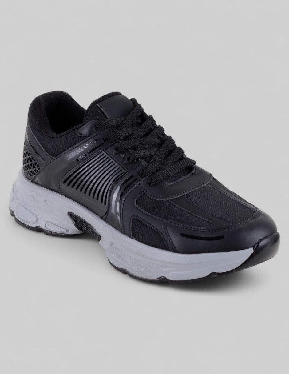 Tenis tipo deportivo Exterior Sintético Color Negro Para Hombre De RBCOLLECTION
